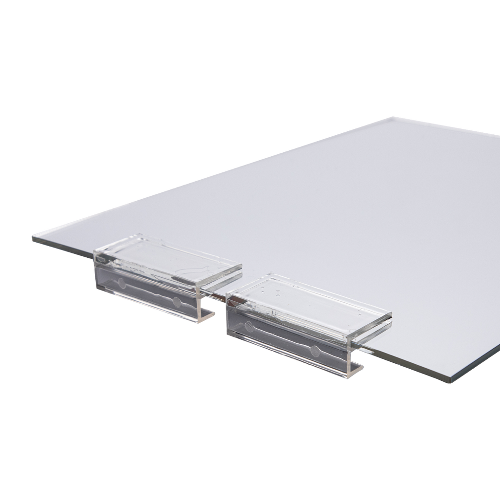 8" X 10" Acrylic Mirror For Slatwall Or Wire Grid
