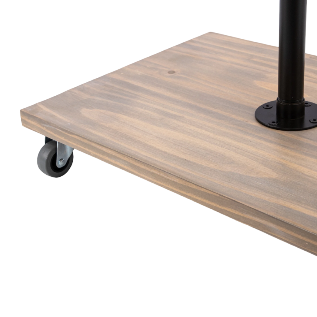 Boutique Pipe 2-Way Straight Arm Clothing Rack