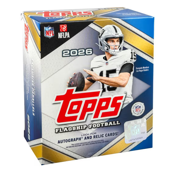 2026 Topps Football Trading Cards Exclusive Mega Box