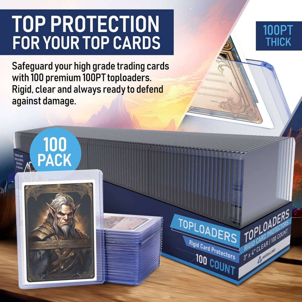 Invested Alliance Premium Top Loaders – 100pt, 100 Count
