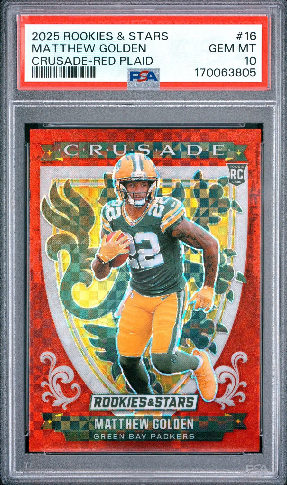 Matthew Golden Crusade Red Plaid PSA 10 cert 170063805
