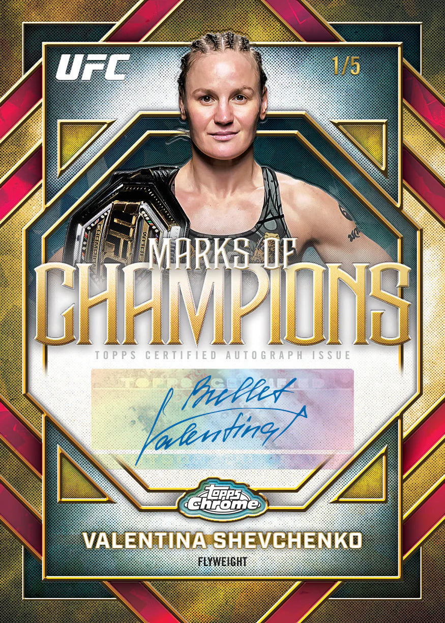 2026 Topps Chrome UFC Sapphire Edition Hobby Box
