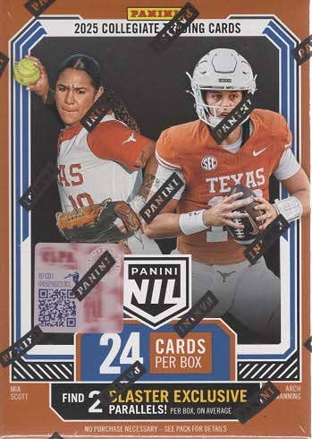 2025 Panini Texas Longhorns NIL 24ct. Blaster Box