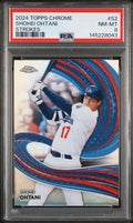 2024 Topps Chrome #S2 Shohei Ohtani Strokes PSA 8 NM-MT