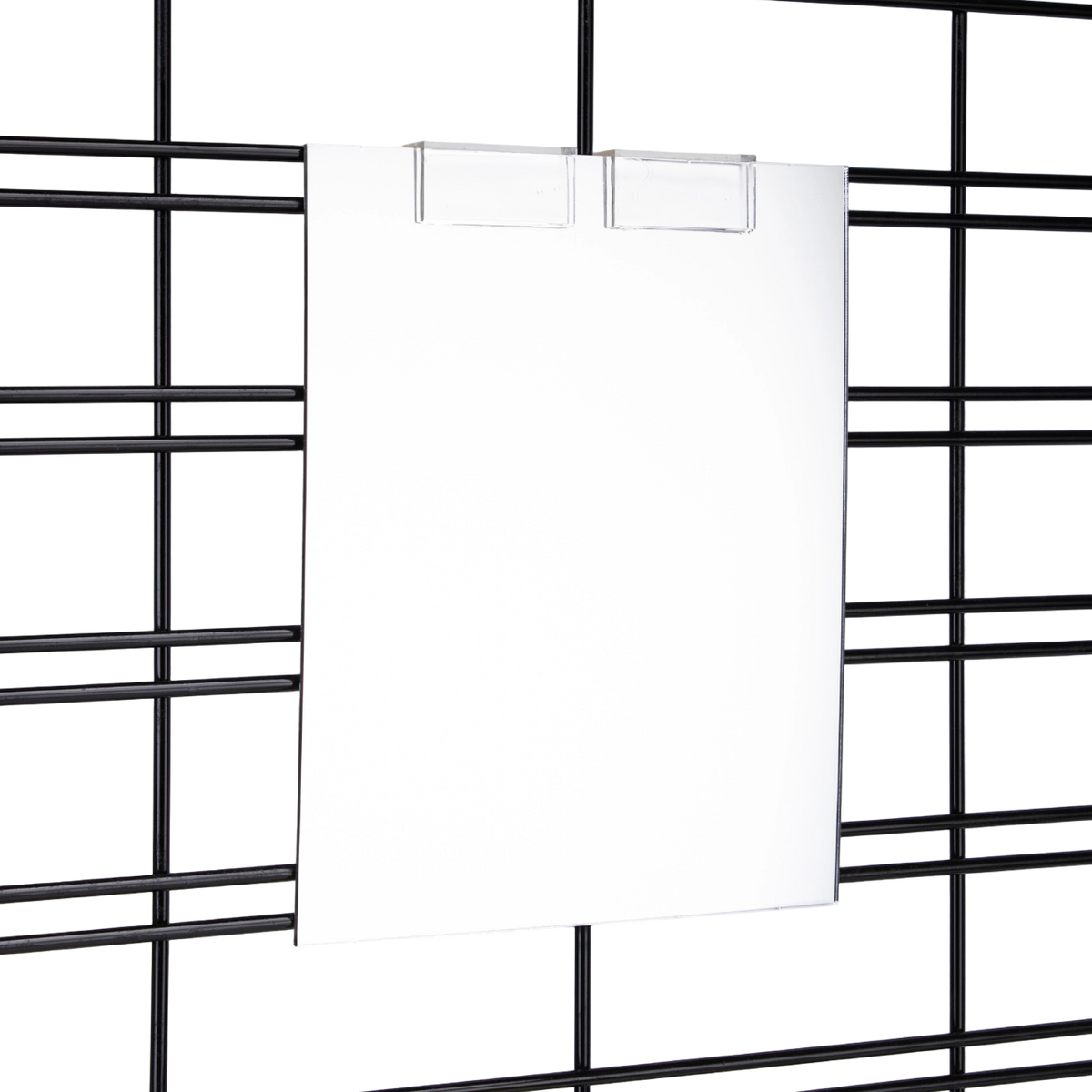 8" X 10" Acrylic Mirror For Slatwall Or Wire Grid