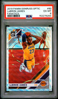 2019-20 Panini Donruss Optic #60 LeBron James Fanatics PSA 6 EX-MT