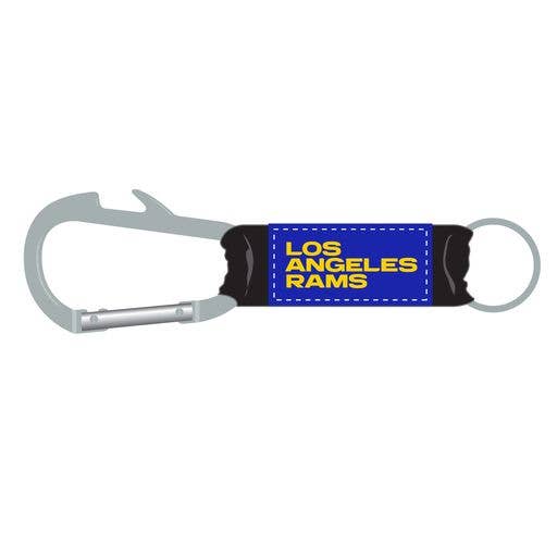NFL Los Angeles Rams Bottle Opener Carabiner Keychain
