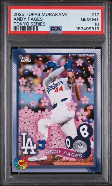 2025 Topps Murakami #17 Andy Pages Tokyo Series PSA 10 GEM MINT