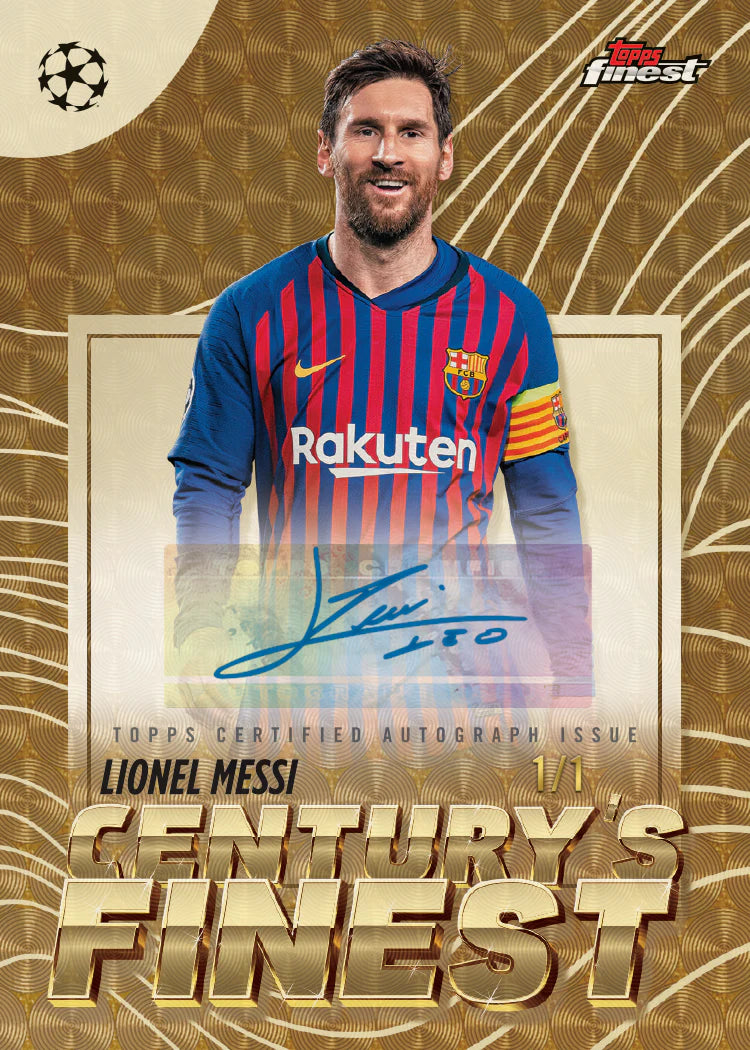 2025-26 Topps Finest UEFA Club Competitions Hobby Box