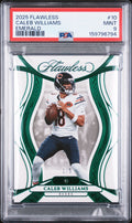 2025 Panini Flawless Caleb Williams Emerald #10 PSA 9 1/5