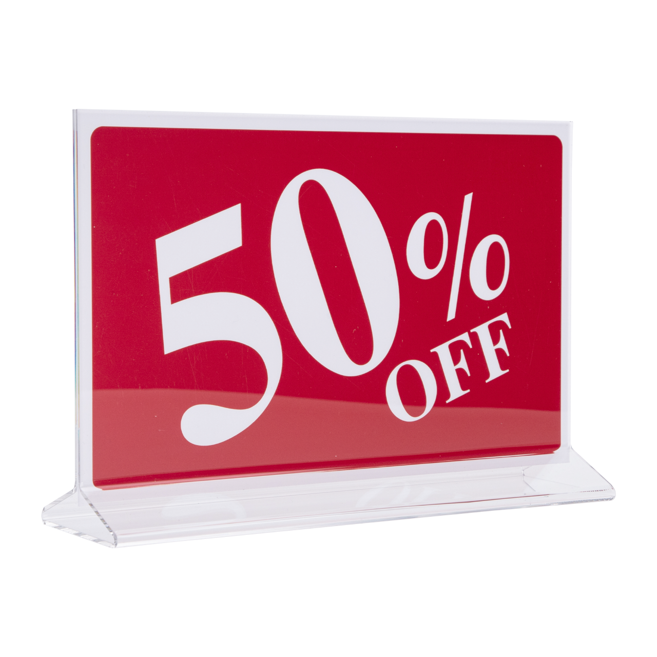 11" X 7" Double-Sided Acrylic Sign Holder