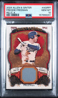 2024 Allen & Ginter Freddie Freeman Relic A #AGRFF PSA 10 | Cert 167668281