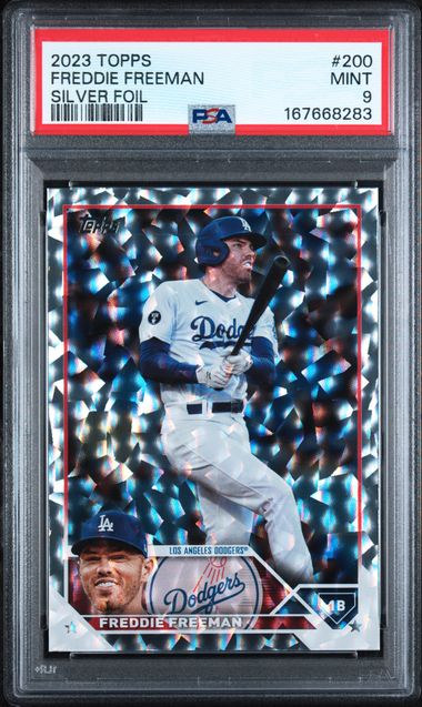 2023 Topps Freddie Freeman Silver Foil #200 PSA 9 | Cert 167668283