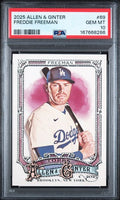 2025 Allen & Ginter Freddie Freeman #69 PSA 10 | Cert 167668286