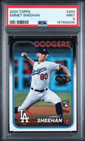 2024 Topps Emmet Sheehan #283 PSA 9 | Cert 167668290