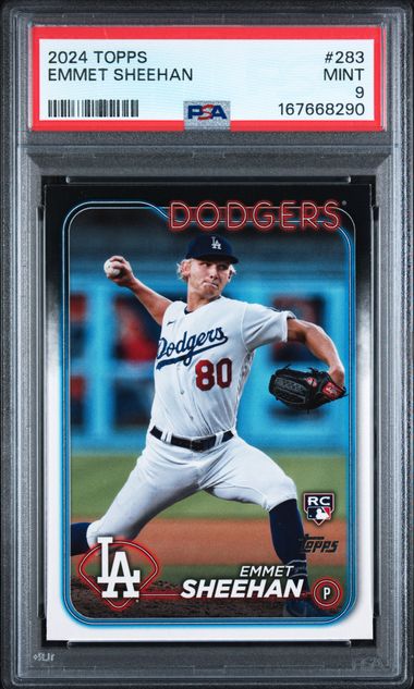 2024 Topps Emmet Sheehan #283 PSA 9 | Cert 167668290