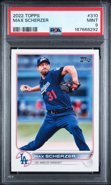 2022 Topps Max Scherzer #310 PSA 9 | Cert 167668292