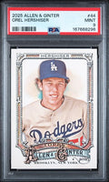 2025 Allen & Ginter Orel Hershiser #44 PSA 9 | Cert 167668296