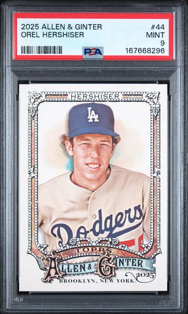 2025 Allen & Ginter Orel Hershiser #44 PSA 9 | Cert 167668296