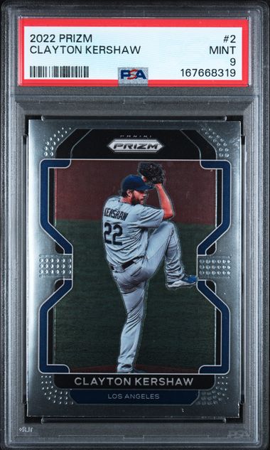 2022 Prizm Clayton Kershaw #2 PSA 9 | Cert 167668319