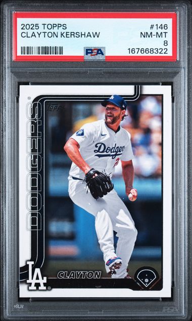 2025 Topps Clayton Kershaw #146 PSA 8 | Cert 167668322