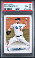 2022 Topps Clayton Kershaw #41 PSA 10 | Cert 167668325