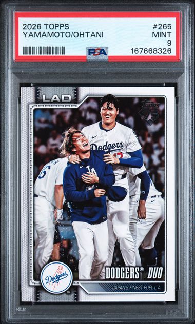 2026 Topps Yamamoto / Ohtani #265 PSA 9 | Cert 167668326