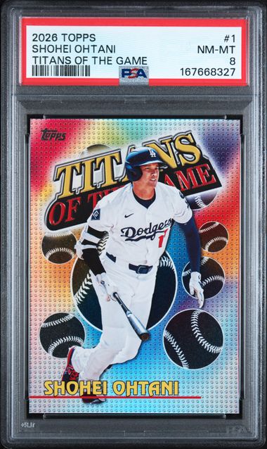 2026 Topps Shohei Ohtani Titans of the Game #1 PSA 8 | Cert 167668327