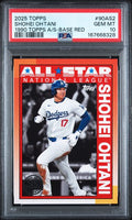 2025 Topps Shohei Ohtani 1990 Topps All-Star Base Red #90AS2 PSA 10 | Cert 167668328