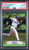 2025 Stadium Club Shohei Ohtani Lime Green #58 PSA 8 | Cert 167668330