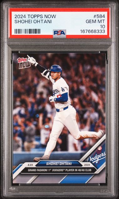 2024 Topps Now Shohei Ohtani #584 PSA 10 | Cert 167668333