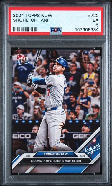 2024 Topps Now Shohei Ohtani #722 PSA 5 | Cert 167668334