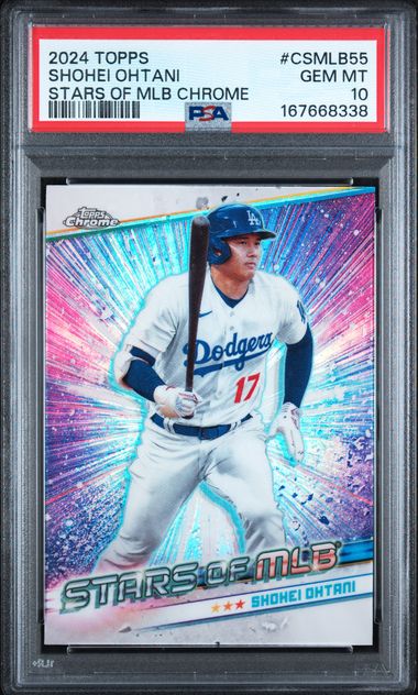 2024 Topps Shohei Ohtani Stars of MLB Chrome #CSMLB55 PSA 10 | Cert 167668338