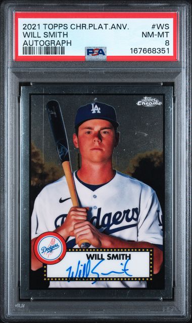 2021 Topps Chrome Platinum Anniversary Will Smith Autograph #WS PSA 8 | Cert 167668351