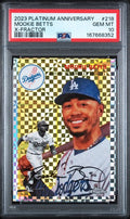 2023 Topps Chrome Platinum Anniversary Mookie Betts X-Fractor #218 PSA 10 | Cert 167668352