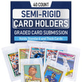 40 Pack - Semi Rigid Card Holders