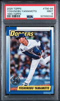 2024 Topps Yoshinobu Yamamoto #89B2-48 PSA 7 certificate 167668241