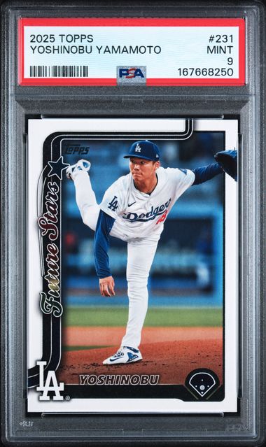 2025 Topps Yoshinobu Yamamoto #231 PSA 9 | Cert 167668250