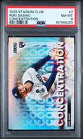 2025 Stadium Club Roki Sasaki Concentration #7 PSA NM-MT 8 certificate 167668255