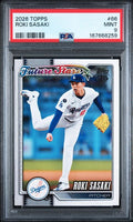2026 Topps Roki Sasaki Future Stars #66 PSA MINT 9 certificate 167668259