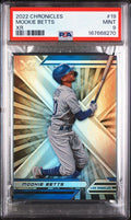 2022 Chronicles Mookie Betts XR #19 PSA MINT 9 certificate 167668270