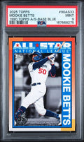 2025 Topps Mookie Betts 1990 Topps All-Star Blue #90AS33 PSA 9 | Cert 167668275