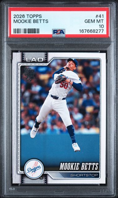 2026 Topps Mookie Betts #41 PSA 10 | Cert 167668277