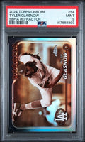 2024 Topps Chrome Tyler Glasnow Sepia Refractor #54 PSA 9 | Cert 167668303
