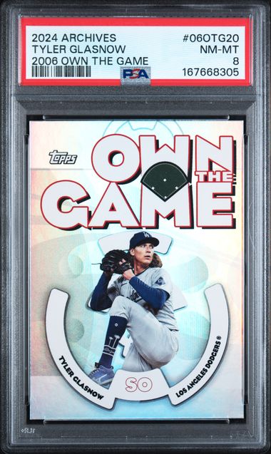 2024 Topps Archives Tyler Glasnow 2006 Own the Game #06OTG20 PSA 8 | Cert 167668305