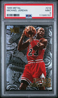 1995 Metal Michael Jordan #212 Nuts & Bolts PSA 9 Mint