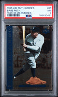 1995 Upper Deck Ruth Heroes Babe Ruth #80 1930–35 Milestones PSA 7 slab