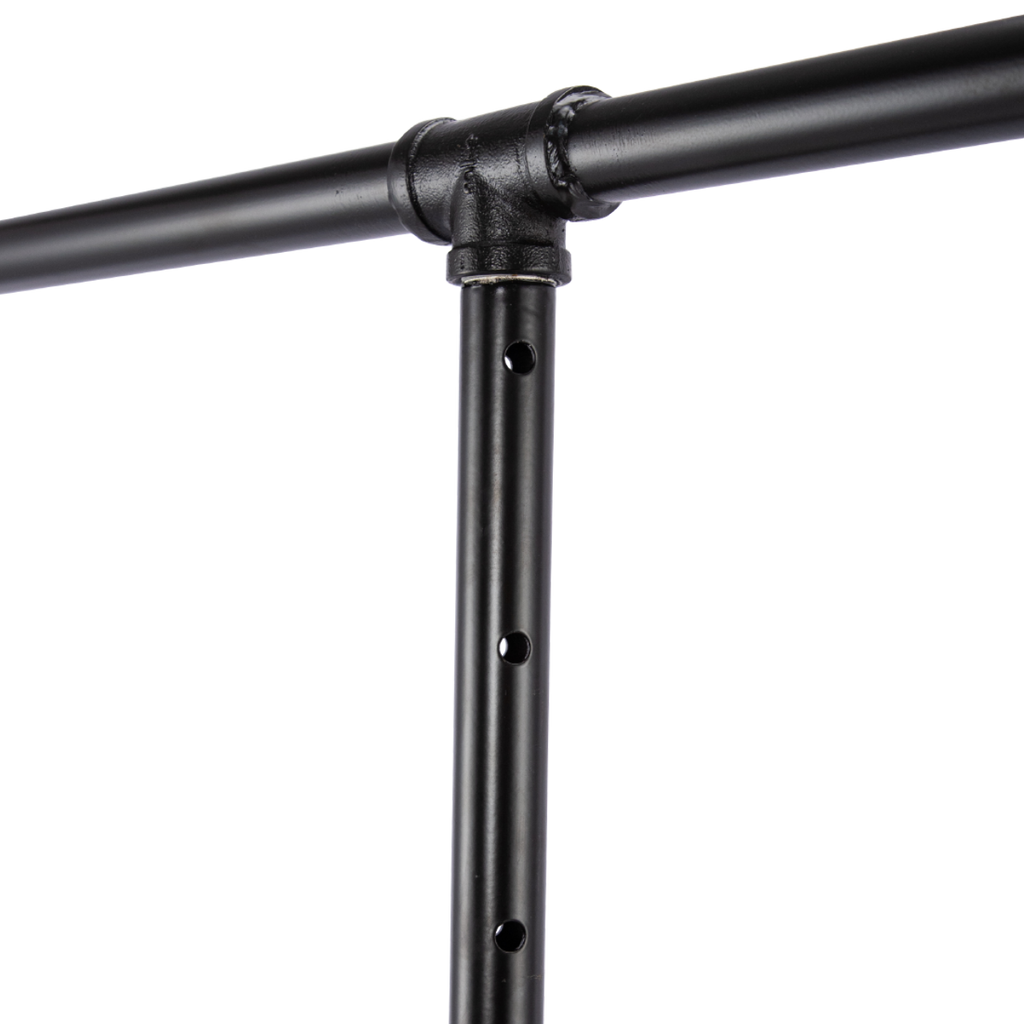 Boutique Pipe 2-Way Straight Arm Clothing Rack