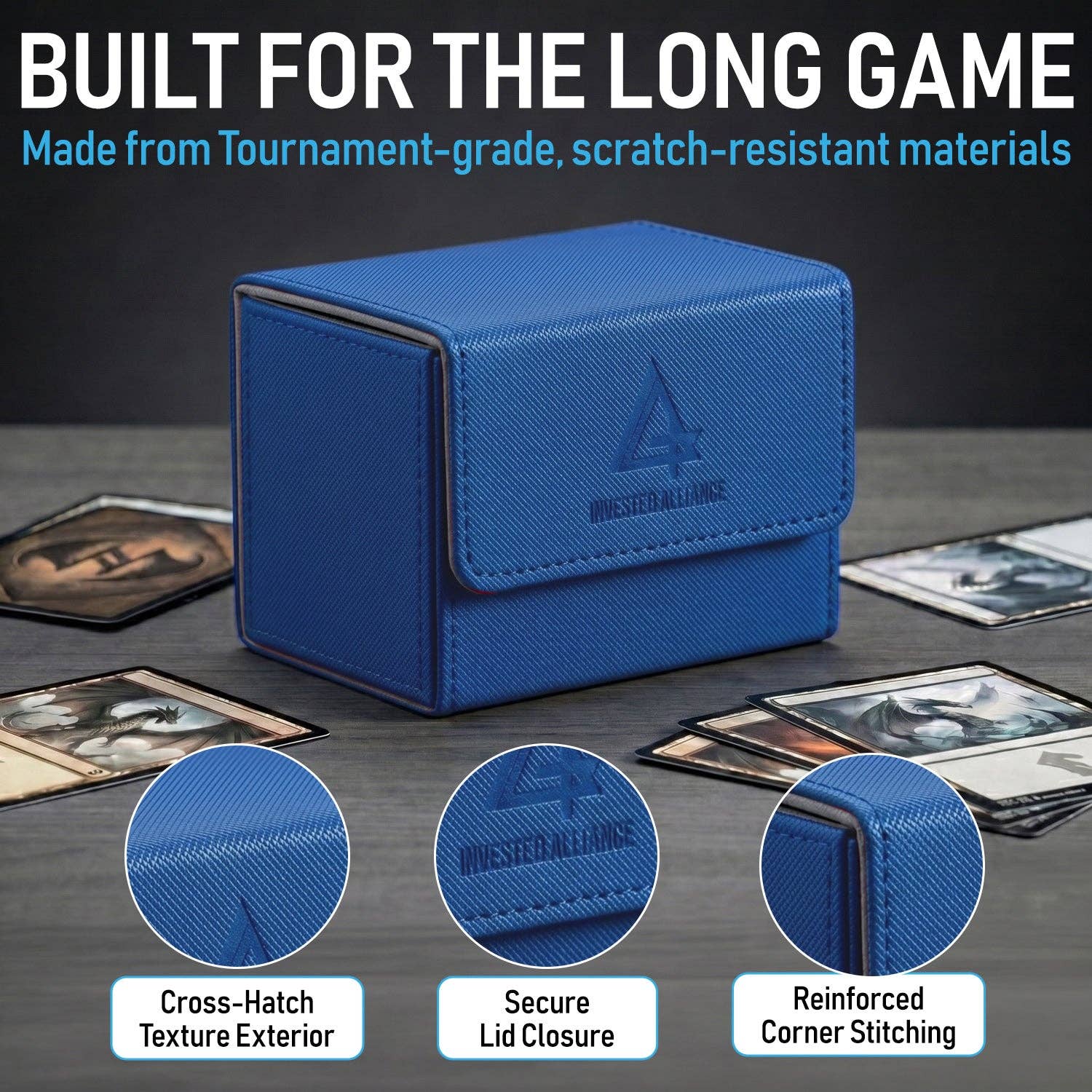 Blue MTG Deck Box