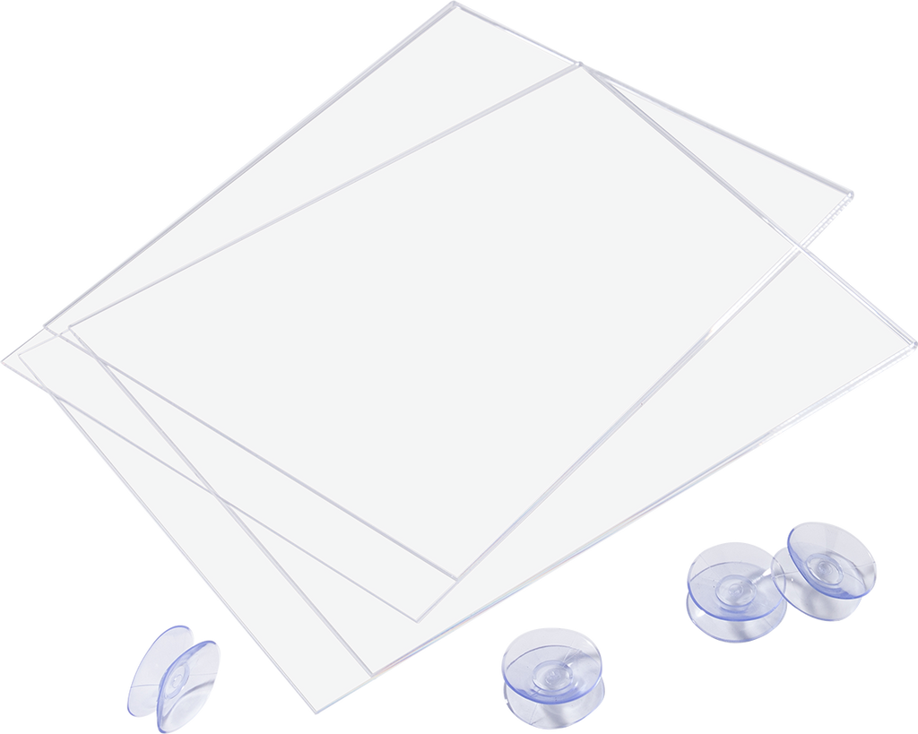 8 ½" X 11" Window Sign Holder With Suction Cups